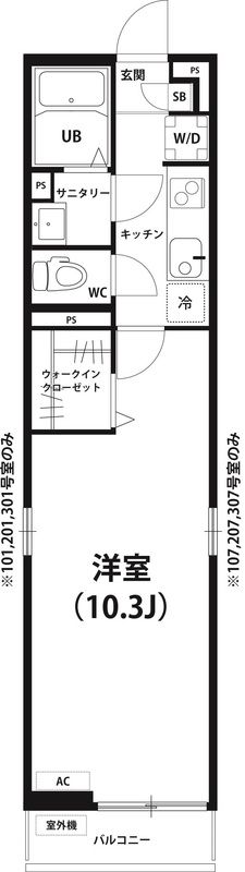 リブリ・gracious  207号室 間取り
