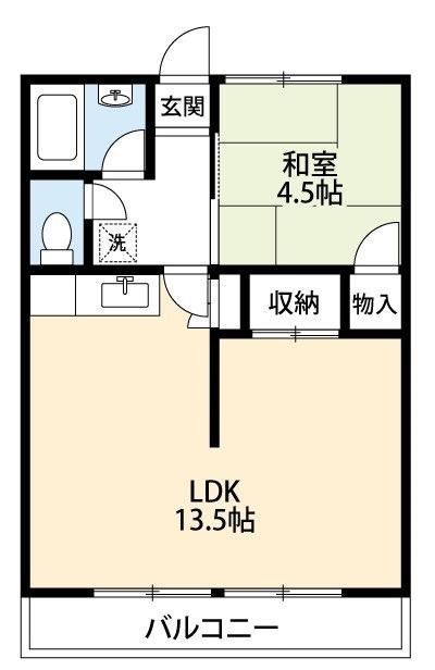 VILLA　Y.S. 102号室 間取り