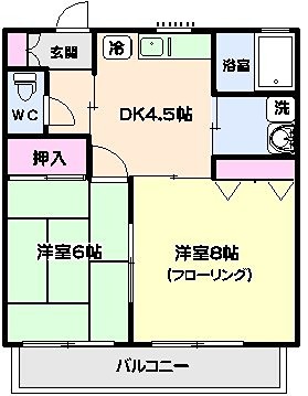 ステラ 201号室 間取り