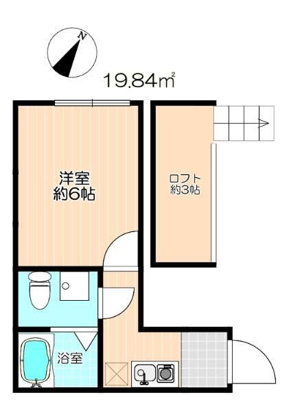 ファーストプレイス大塚 103号室 間取り