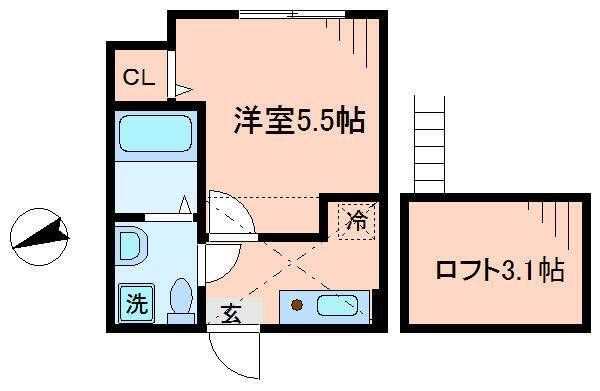 マイスペース古淵 間取り図