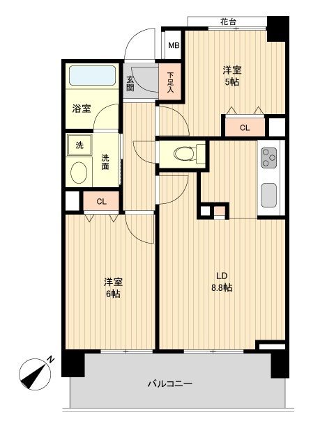 グラディート町田 間取り図