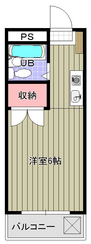 ライブスクエア 117号室 間取り