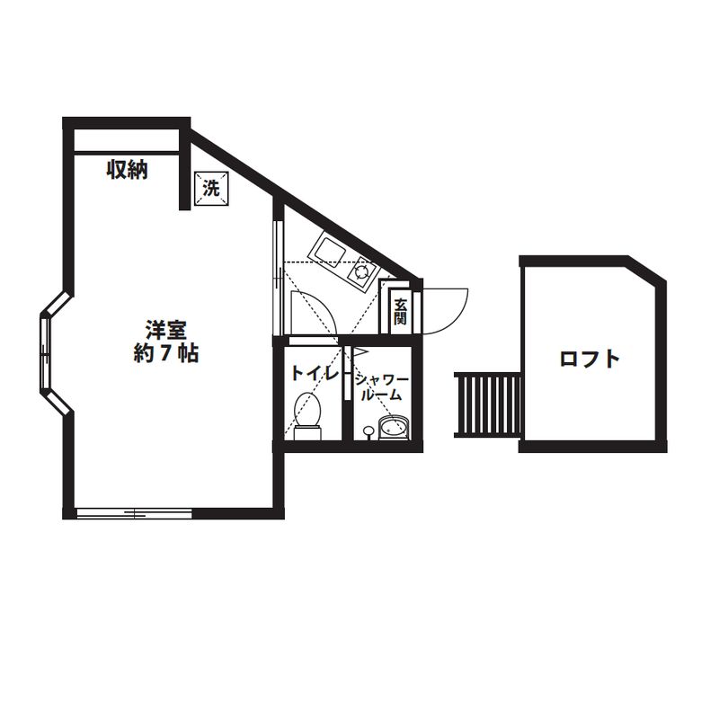 オレンジステアーズ 間取り図
