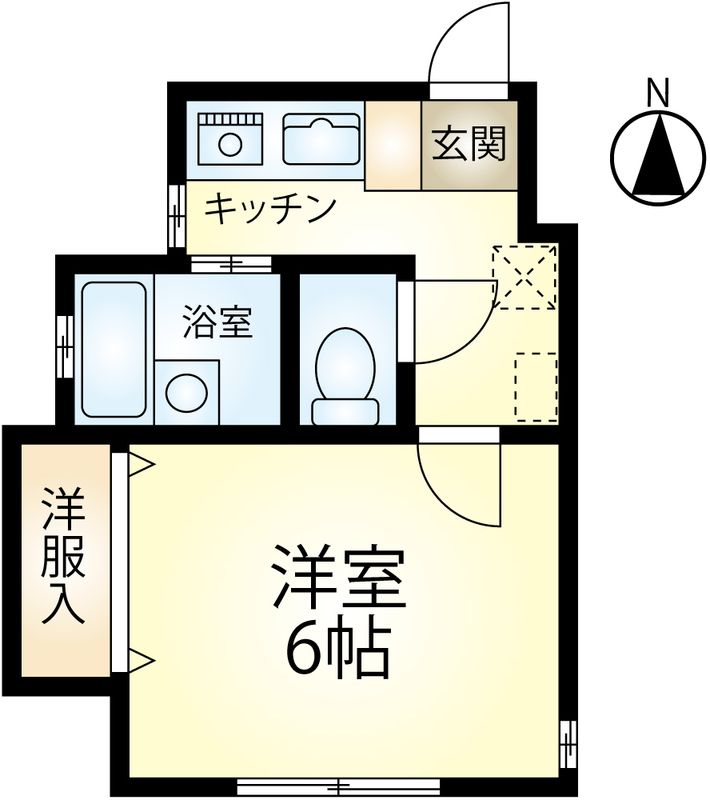 エスポワールＡＷＡ 103号室 間取り