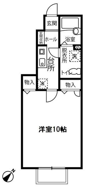 グラン　シエル 102号室 間取り