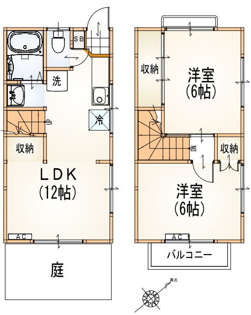 ガーデンタウン桜ヶ丘１号館 107号室 間取り