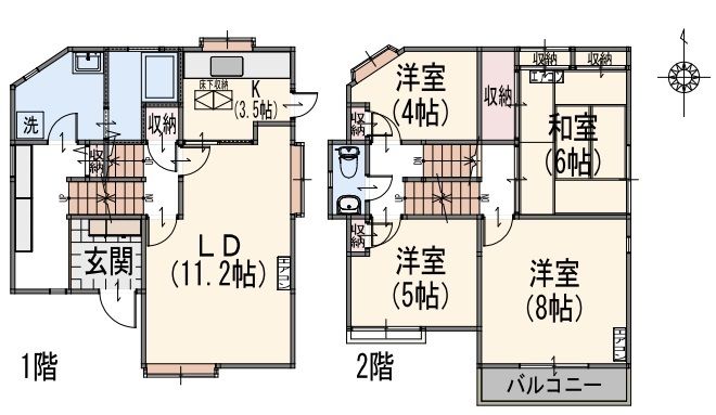 桜ケ丘四丁目戸建 間取り