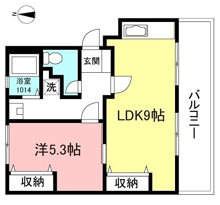 アポロサンガーデン 304号室 間取り