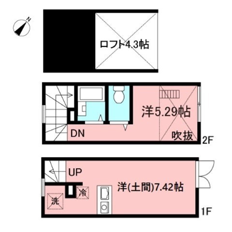 DOMAガレージハウス 113号室 間取り