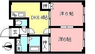 コーポタナカＡ棟 303号室 間取り