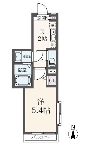 メルディア八王子長沼 間取り図
