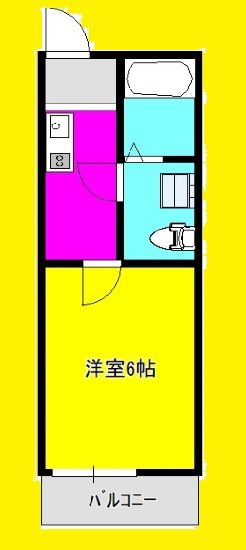 スタツィオーネ  105号室 間取り