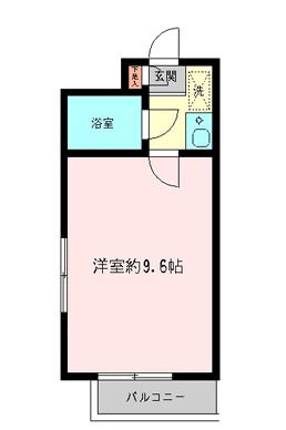 フラッツ相模原 401号室 間取り