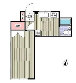 フラット町田 106号室 間取り
