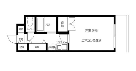ベルハイツ３　 305号室 間取り