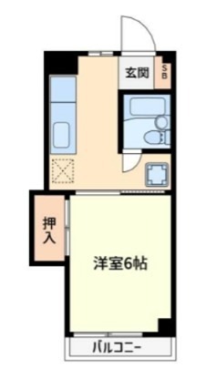 メゾングリーンライフ   305号室 間取り