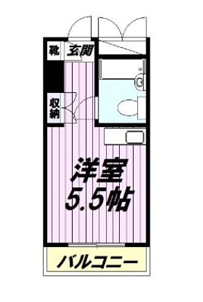 メゾン・元横山 416号室 間取り