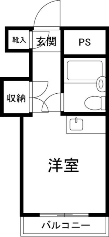メゾン元横山 411号室 間取り