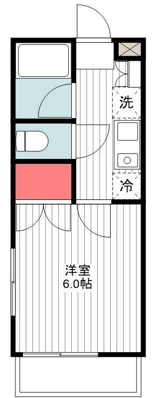 グッドヒル 101号室 間取り