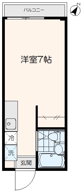 ウィンコーポ北野 114号室 間取り