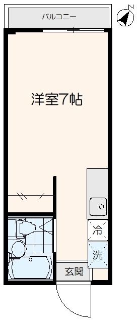 ウィンコーポ北野 311号室 間取り