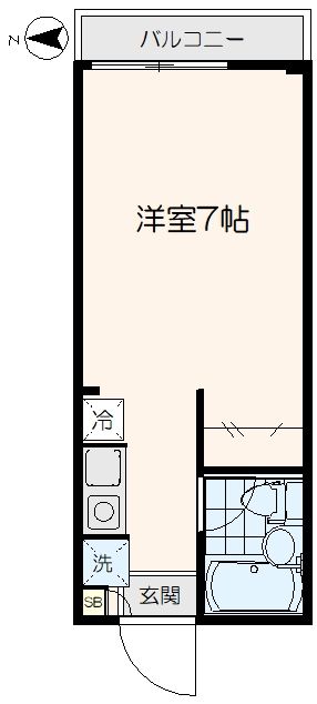 ウィンコーポ北野 308号室 間取り