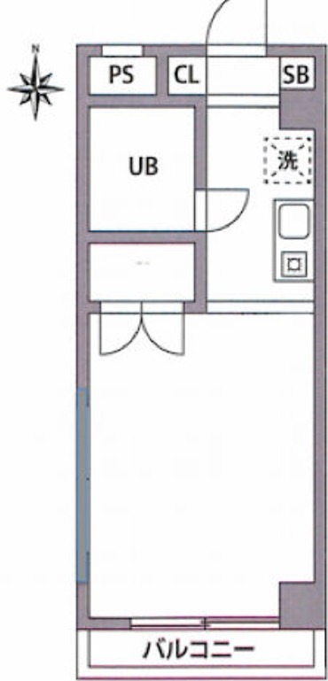 アブニール北野 304号室 間取り