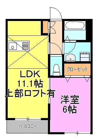 フィオーレ  103号室 間取り