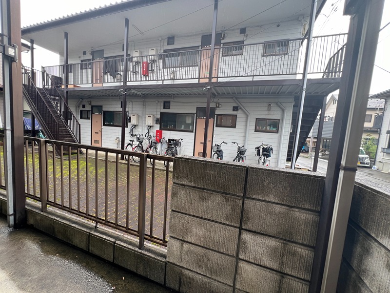 たちばなハイツB ベランダ