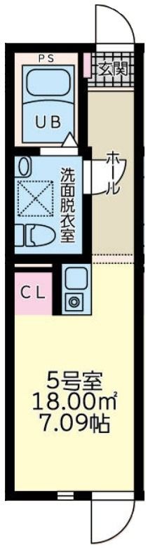 RDワン 105号室 間取り