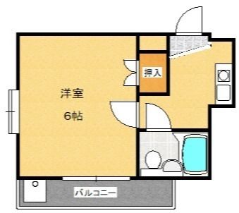 ボナール相模原 101号室 間取り
