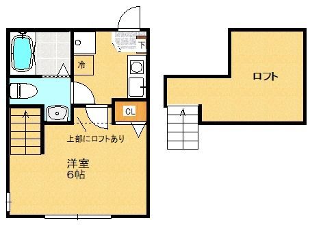Ｎ-Ｆｌａｔ(エヌフラット) 204号室 間取り