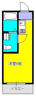 パルティールドサンク  203号室 間取り