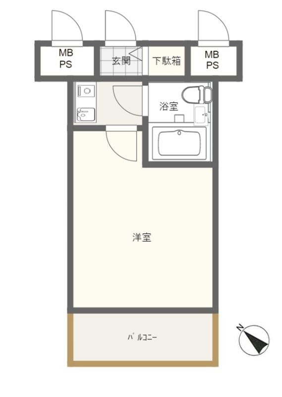 ライオンズマンション相模原第7 1107号室 間取り