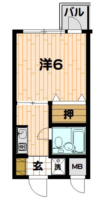アルファライフ 205号室 間取り