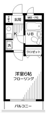 日神パレステージ橋本 408号室 間取り