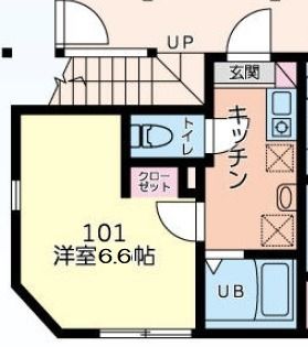 ベリエ相模原 101号室 間取り