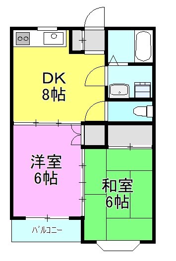 ストリーム橋本 502号室 間取り