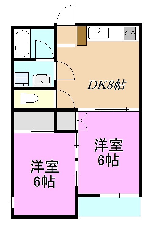 ストリーム橋本 502号室 間取り