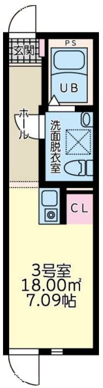 RDワン 303号室 間取り