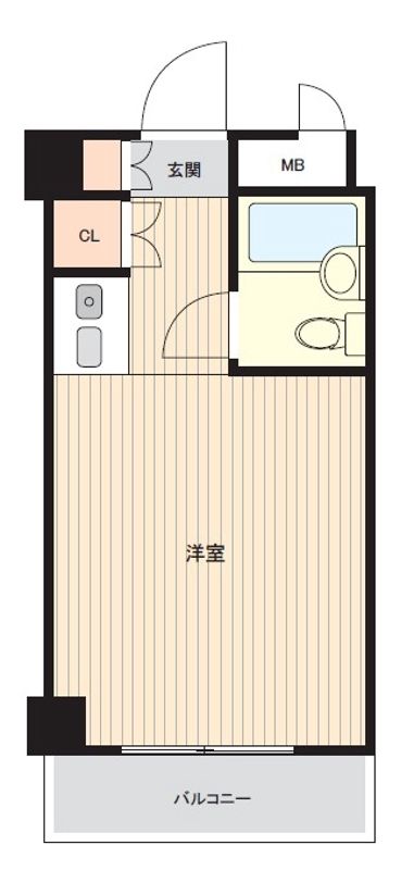 メゾン･ド･ノア狭間 418号室 間取り