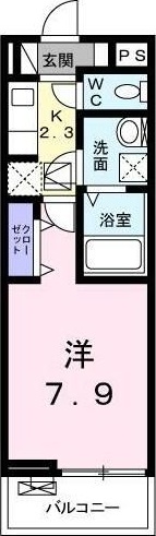 ステラⅡ 102号室 間取り