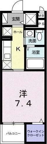 ブライト・Ｋ 403号室 間取り