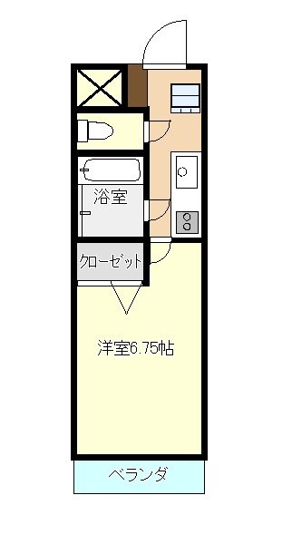 さがみのハイツ 201号室 間取り