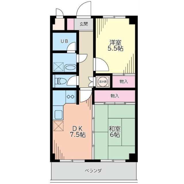 メゾンさがみ 406号室 間取り
