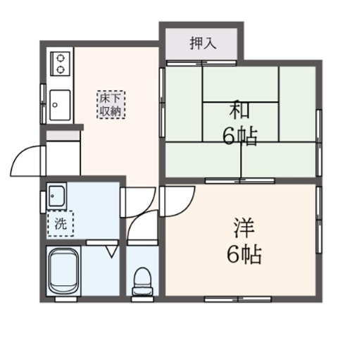 セイユウA棟 101号室 間取り