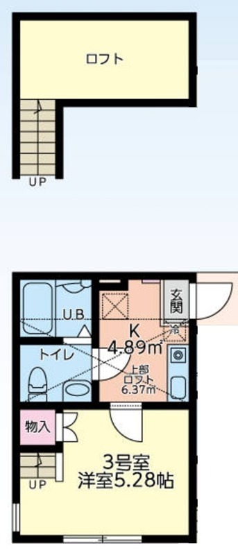 モアクレスト淵野辺 203号室 間取り