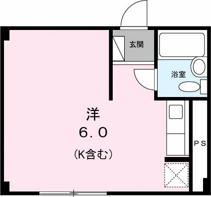 エステートヒマワリ 202号室 間取り