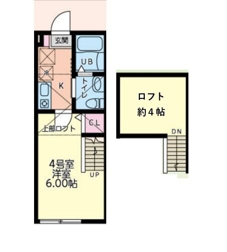 ゴルフハウゼ堀之内 104号室 間取り